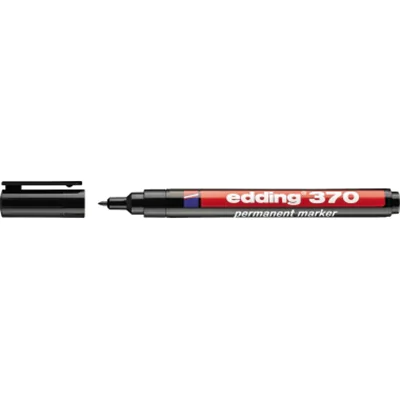 edding Permanentmarker 370 4-370001 1mm Rundspitze nachfüllbar schwarz edding Permanentmarker 370 4-370001 1mm Rundspitze nachfüllbar schwarz