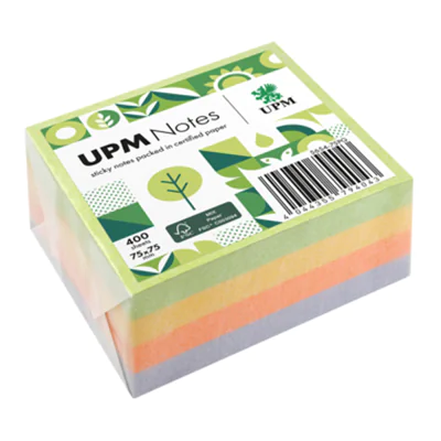 UPM Notes Haftnotiz Spring 75 x 75 mm (B x H) limonengrün, rapsgelb, orange, violett 400 Bl. UPM Notes Haftnotiz Spring 75 x 75 mm (B x H) limonengrün, rapsgelb, orange, violett 400 Bl.