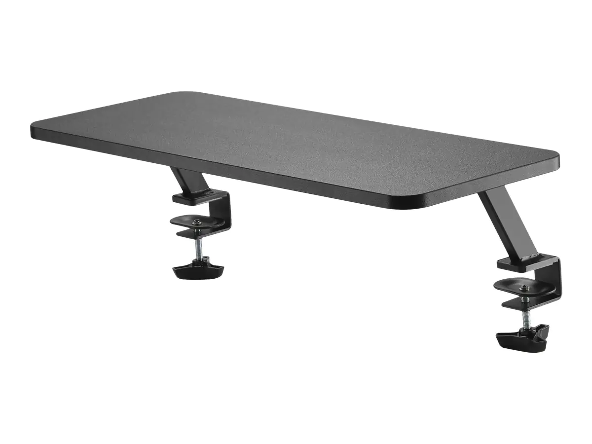 StarTech MNRISERCLMP Bildschirmerhöhung (Klemmbarer Monitor Riser, extraweit 65 cm) schwarz - Befestigungskit - für Monitor - Schwarz - Bildschirmgröße: bis zu 81,3 cm (bis zu 32 Zoll) - Tischmontage
