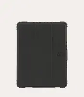 Tucano Educo - Flip-Hülle für Tablet - widerstandsfähig - Polycarbonat, Thermoplastisches Polyurethan (TPU) - Schwarz, durchsichtig - für Apple 10.2-inch iPad (7. Generation, 8. Generation, 9. Generation)