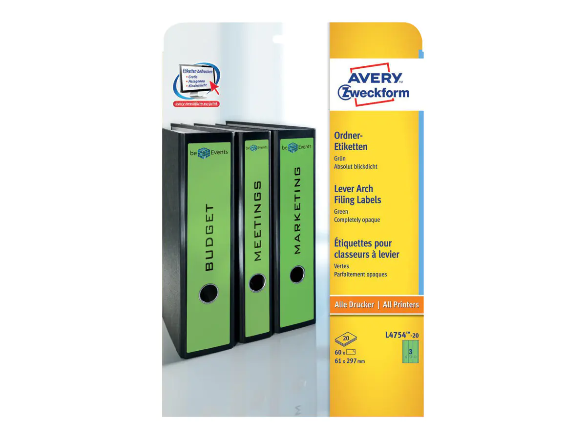 Avery Zweckform A L4754-20
