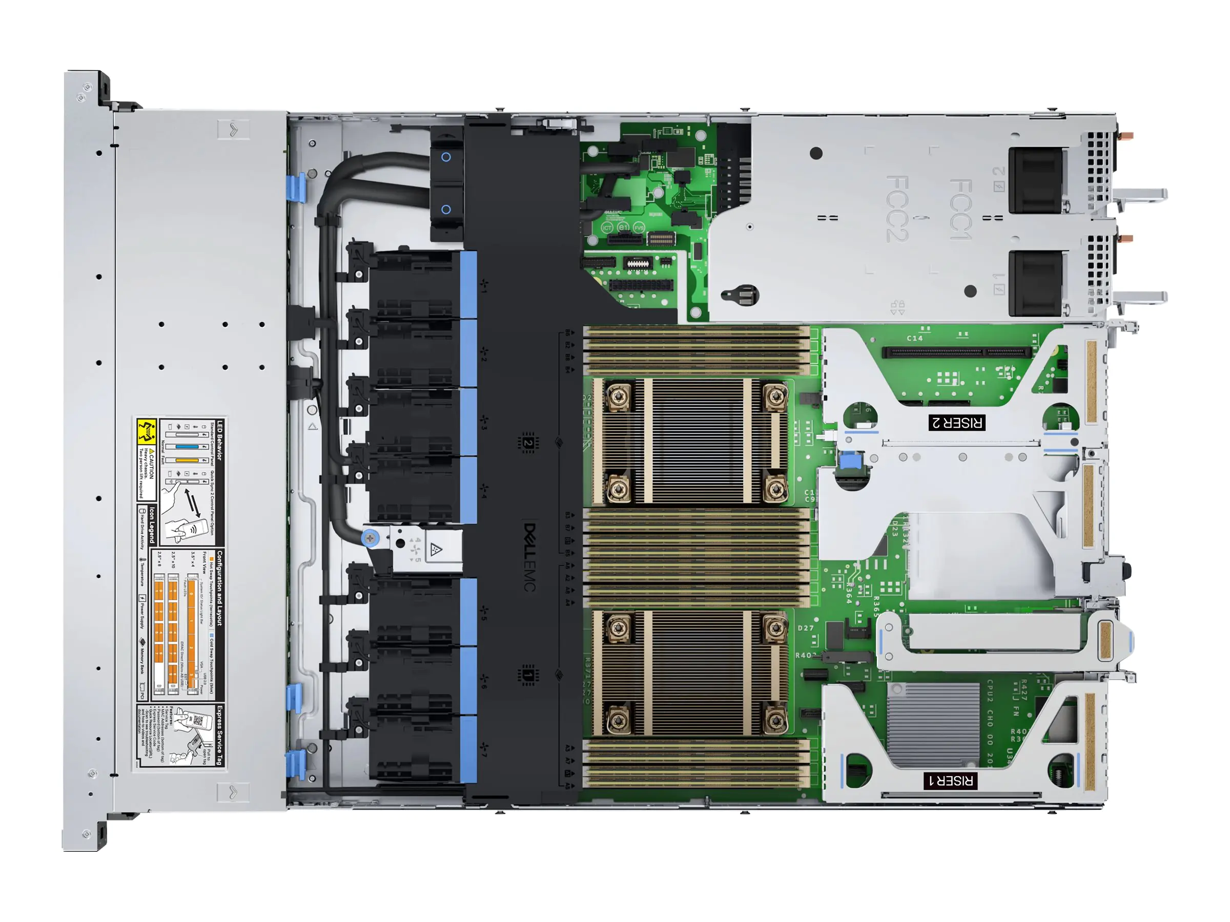 Dell PowerEdge R650xs - Server - Rack-Montage - 1U - zweiweg - 1 x Xeon Silver 4309Y / 2.8 GHz - R