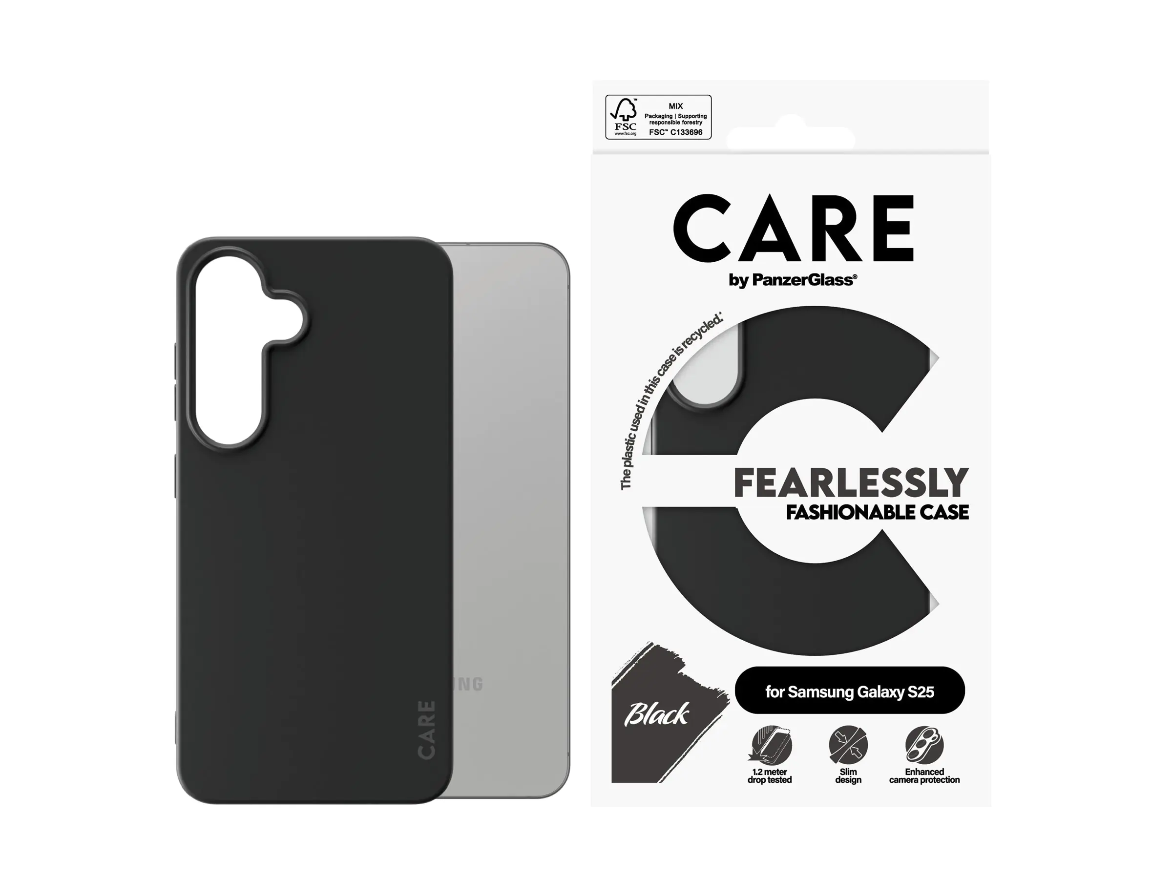 PanzerGlass CARE by PanzerGlass - Hintere Abdeckung für Mobiltelefon - 100 % recycelbares th
