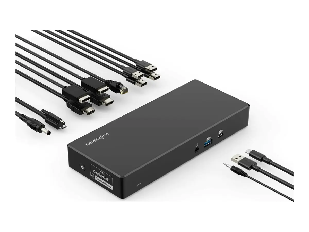 Kensington SD4781P - Dockingstation - USB-C - 2 x HDMI, 2 x DP++ - 1GbE Kensington SD4781P - Dockingstation - USB-C - 2 x HDMI, 2 x DP++ - 1GbE