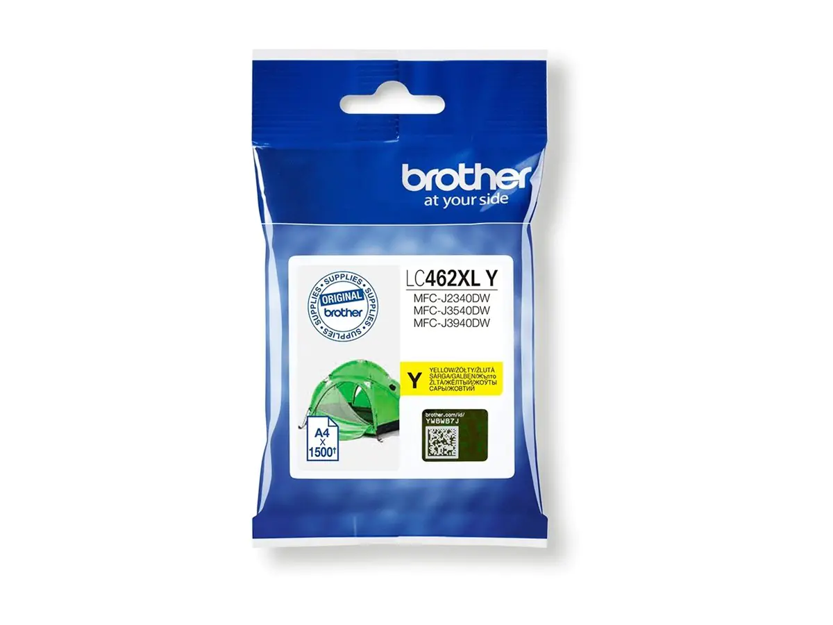 Brother LC462XLY - Mit hoher Kapazität - Gelb - original - Tintenpatrone - für Brother MFC-J2340DW, MFC-J3540DW, MFC-J3940DW