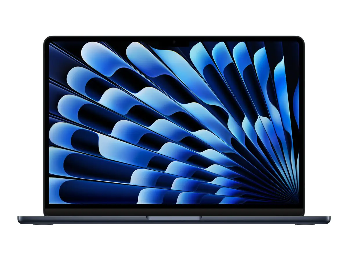 Apple MacBook Air - M3 - M3 10-core GPU - 24 GB RAM - 512 GB SSD - 34.46 cm (13.6") IPS 2560 x 1664 (WQXGA) - Wi-Fi 6E, Bluetooth - Midnight - kbd: Deutsch