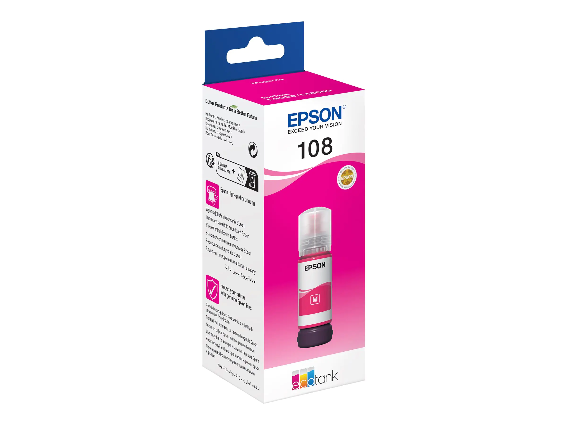 Epson EcoTank 108 - 70 ml - Magenta - original C13T09C34A