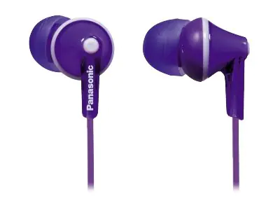 Panasonic RP-HJE125 - Ergofit - Ohrhörer - im Ohr - kabelgebunden - 3,5 mm Stecker - violett
