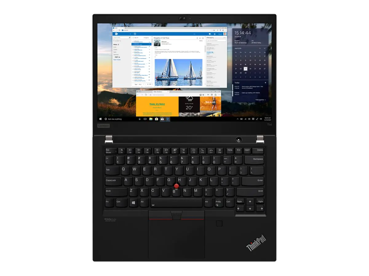 Lenovo ThinkPad T14 Gen 2 20W0 - Intel Core i7 1165G7 / 2.8 GHz - Win 10 Pro 64-Bit - GF MX450 - 16 GB RAM - 512 GB SSD TCG Opal Encryption 2, NVMe - 35.6 cm (14") IPS 3840 x 2160 (Ultra HD 4K) - Wi-Fi 6 - 4G LTE - Schwarz - kbd: Deutsch