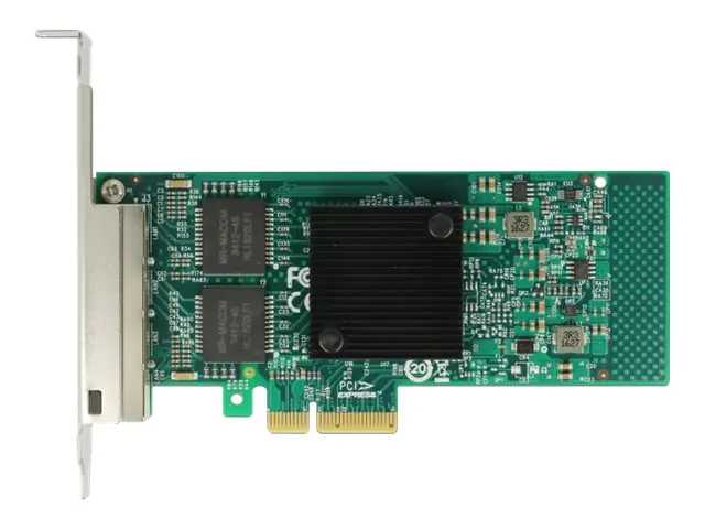 Delock PCI Express Card > 4 x Gigabit LAN - Netzwerkadapter - PCIe 2.1 x4 Low-Profile - Gigabit Ethernet x 4