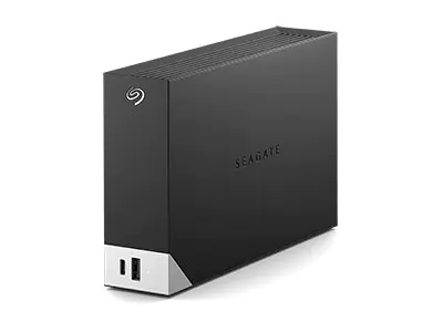 Seagate One Touch with hub STLC18000402 - Festplatte - 18 TB - extern (Stationär) - USB 3.0 - Schwarz - mit Seagate Rescue Data Recovery