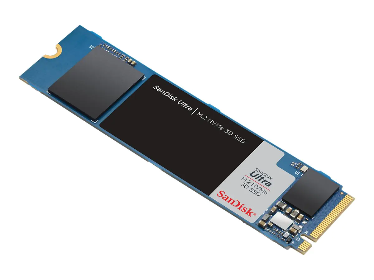 SanDisk Ultra 3D - SSD - 1 TB - intern - M.2 2280 - PCIe 3.0 x4 (NVMe) SDSSDH3N-1T00-G26