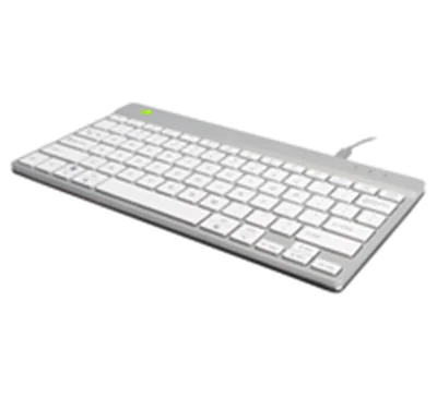 R-Go Compact Break - Tastatur - mit integrierter Pauseanzeige - USB-C - QWERTZ - Deutsch - weiß R-Go Compact Break - Tastatur - mit integrierter Pauseanzeige - USB-C - QWERTZ - Deutsch - weiß