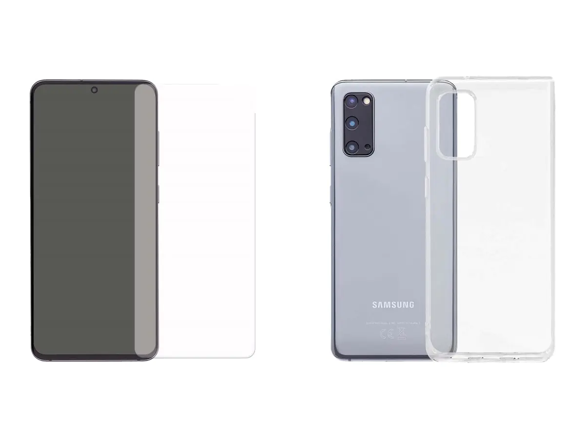 DISPLEX Real Glass - Schutzhülle für Mobiltelefon - mit Displayschutzglas - für Samsung Galaxy S23