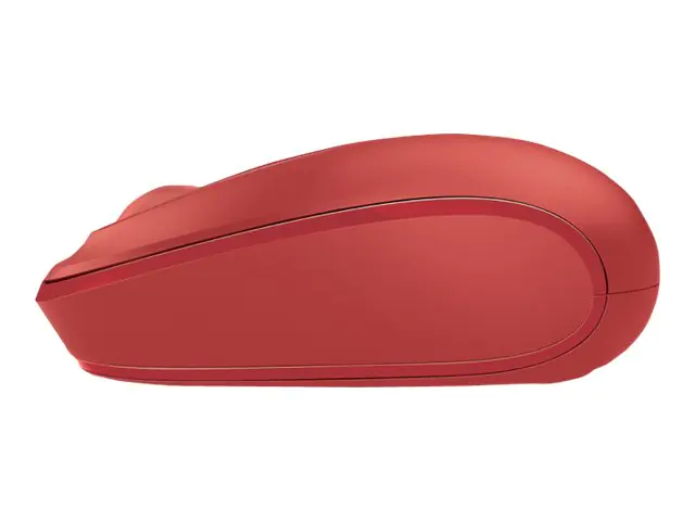 Microsoft Wireless Mobile Mouse 1850 - Maus - rechts- und linkshändig - optisch - 3 Tasten - kabellos - 2.4 GHz - kabelloser Empfänger (USB) - Flame Red