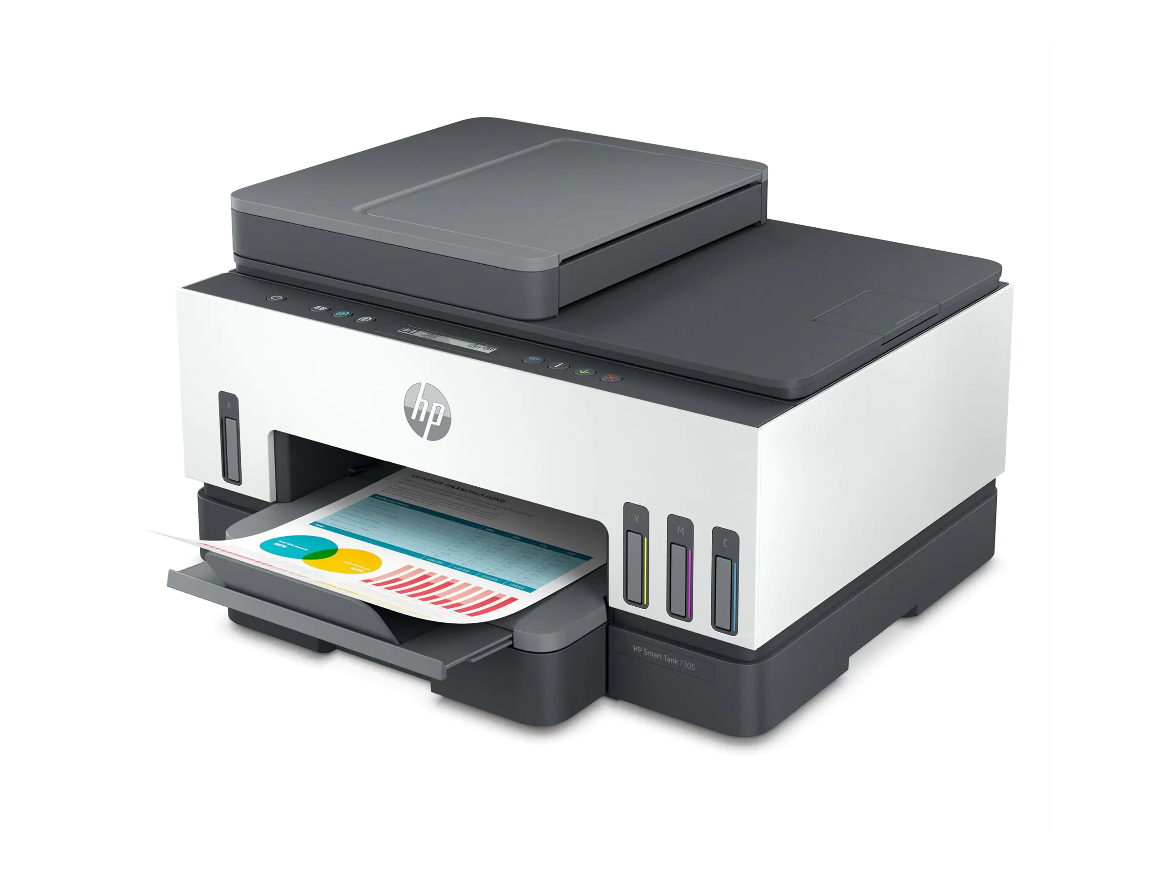 HP Smart Tank 7305 All-in-One - Multifunktionsdrucker - Farbe - Tintenstrahl - wiederbefüllbar - Letter A (216 x 279 mm) 28B75A#BHC