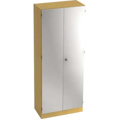 Hammerbacher Flügeltürenschrank V6100/3/S/SG 5OH ahorn/silber Hammerbacher Flügeltürenschrank V6100/3/S/SG 5OH ahorn/silber