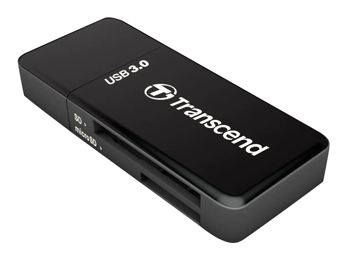 Transcend - Kartenleser (SD, microSD, SDHC, microSDHC, SDXC, microSDXC, SDHC UHS-I, SDXC UHS-I) - USB 3.0 Transcend - Kartenleser (SD, microSD, SDHC, microSDHC, SDXC, microSDXC, SDHC UHS-I, SDXC UHS-I) - USB 3.0