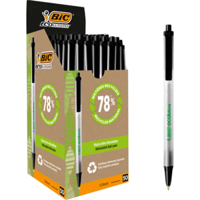 BIC Kugelschreiber ECOlutions Clic Stic 8806871 0,4mm schwarz BIC Kugelschreiber ECOlutions Clic Stic 8806871 0,4mm schwarz