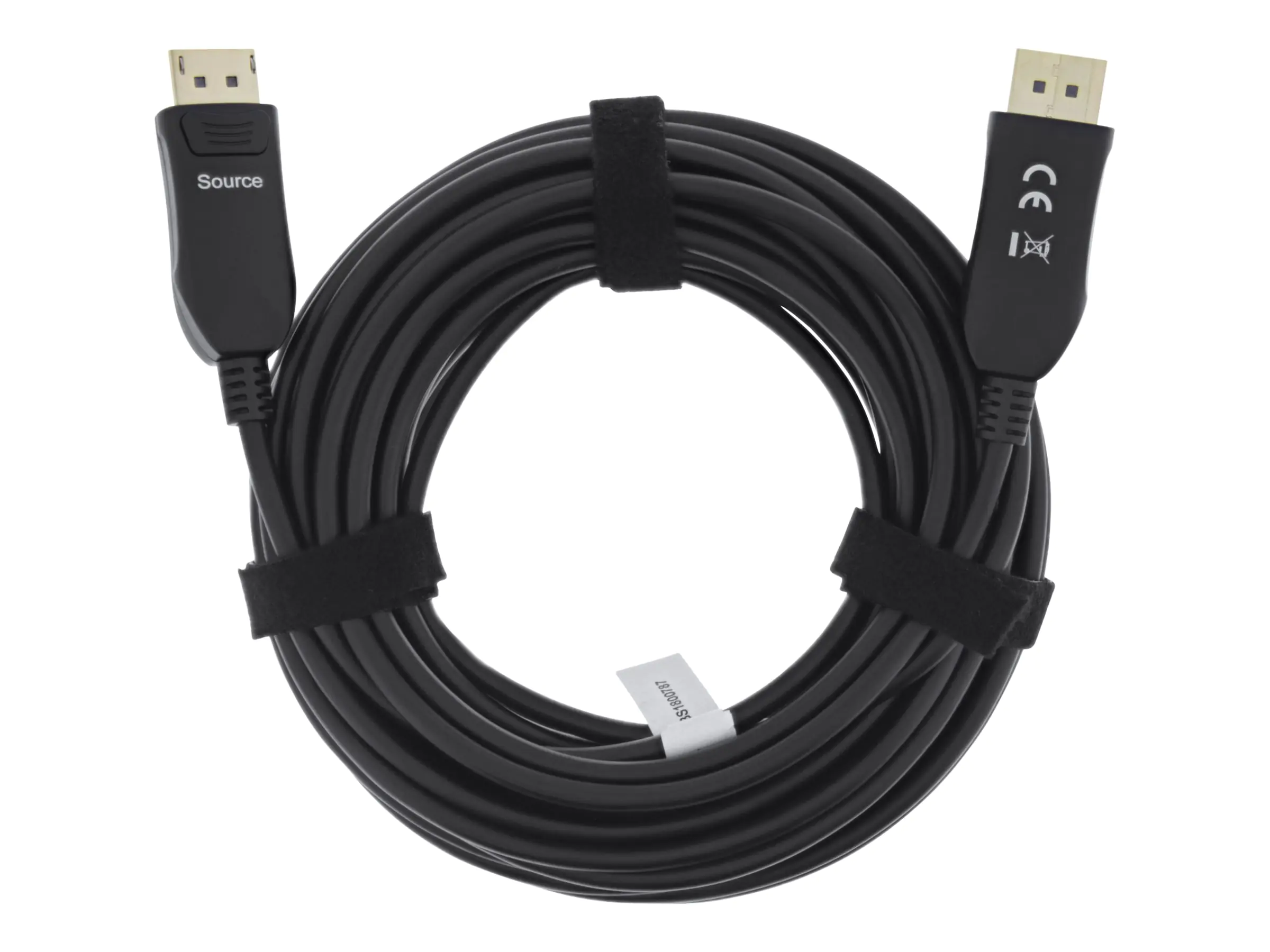 InLine - DisplayPort-Kabel - DisplayPort (M) zu DisplayPort (M) - DisplayPort 1.4 - 20 m - Active Optical Cable (AOC), Support von 4K 120 Hz, unterstützt 8K 30 Hz (7680 x 4320) - Schwarz InLine - DisplayPort-Kabel - DisplayPort (M) zu DisplayPort (M) - DisplayPort 1.4 - 20 m - Active Optical Cable (AOC), Support von 4K 120 Hz, unterstützt 8K 30 Hz (7680 x 4320) - Schwarz