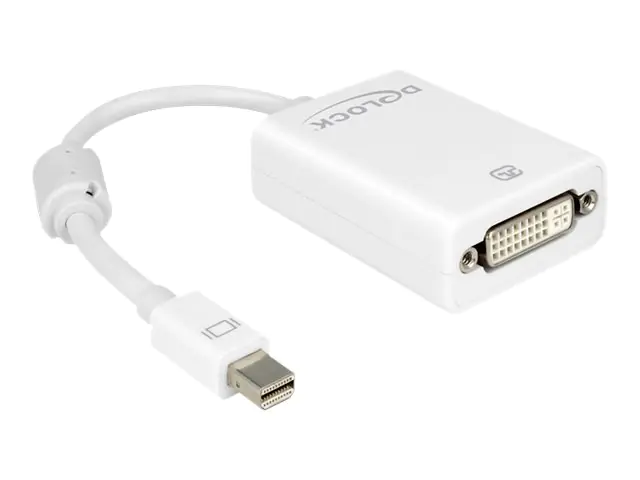 Delock DVI-Adapter Mini-DisplayPort (M) DVI-I (W) 65129 18 cm
