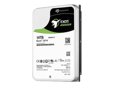 Seagate Exos 2X14 ST14000NM0081 - Festplatte - 14 TB - intern - SAS 12Gb/s - 7200 rpm - Puffer: 256 MB
