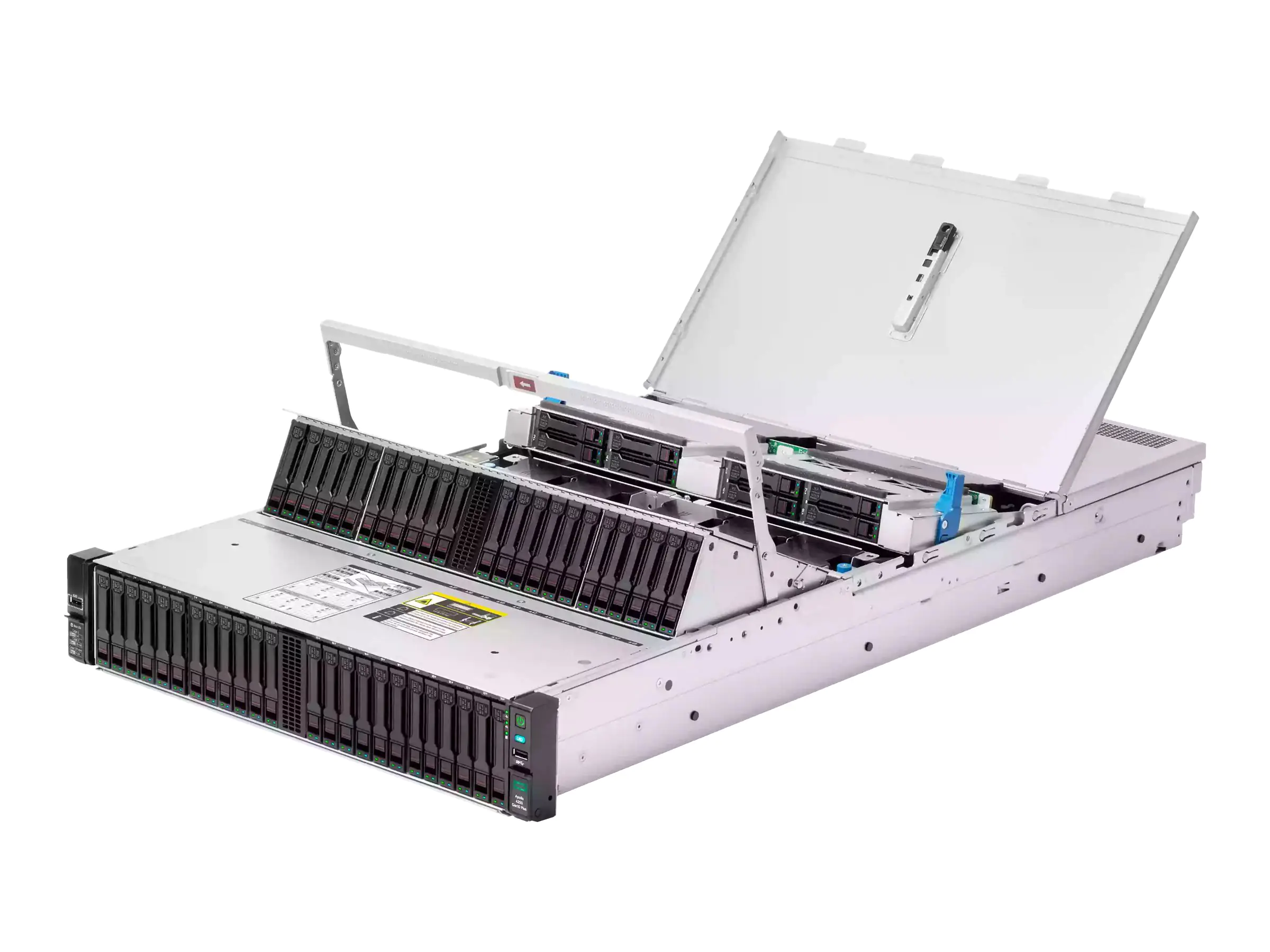 HPE Apollo 4200 Gen10 Plus - Server - Rack-Montage - 2U - zweiweg - keine CPU - RAM 0 GB - SAS - Hot-Swap 6.4 cm (2.5") P28701-B21