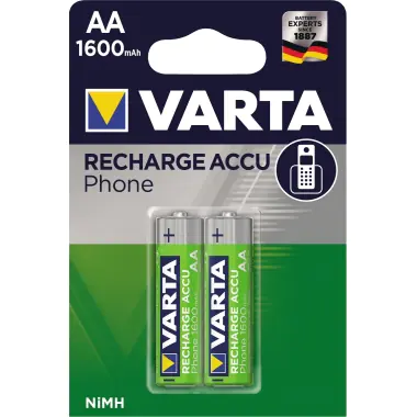 Varta Professional PhonePower - Batterie 2 x AA-Typ - NiMH - 1700 mAh Varta Professional PhonePower - Batterie 2 x AA-Typ - NiMH - 1700 mAh