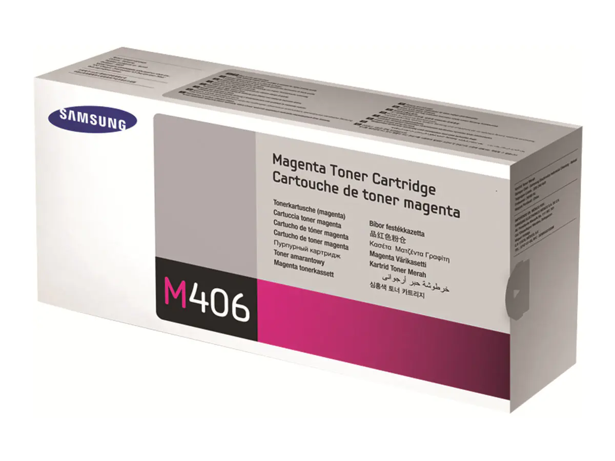 Samsung CLT-M406S - Magenta - Original - Tonerpatrone - für CLP-360, 365, 368; CLX-3300, 3305, 3306; Xpress C460, C467 Samsung CLT-M406S - Magenta - Original - Tonerpatrone - für CLP-360, 365, 368; CLX-3300, 3305, 3306; Xpress C460, C467