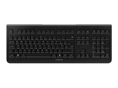 CHERRY KW 3000 - Tastatur - geräuscharm, Full-Size-Layout - kabellos - 2.4 GHz - QWERTY - GB - Schwarz