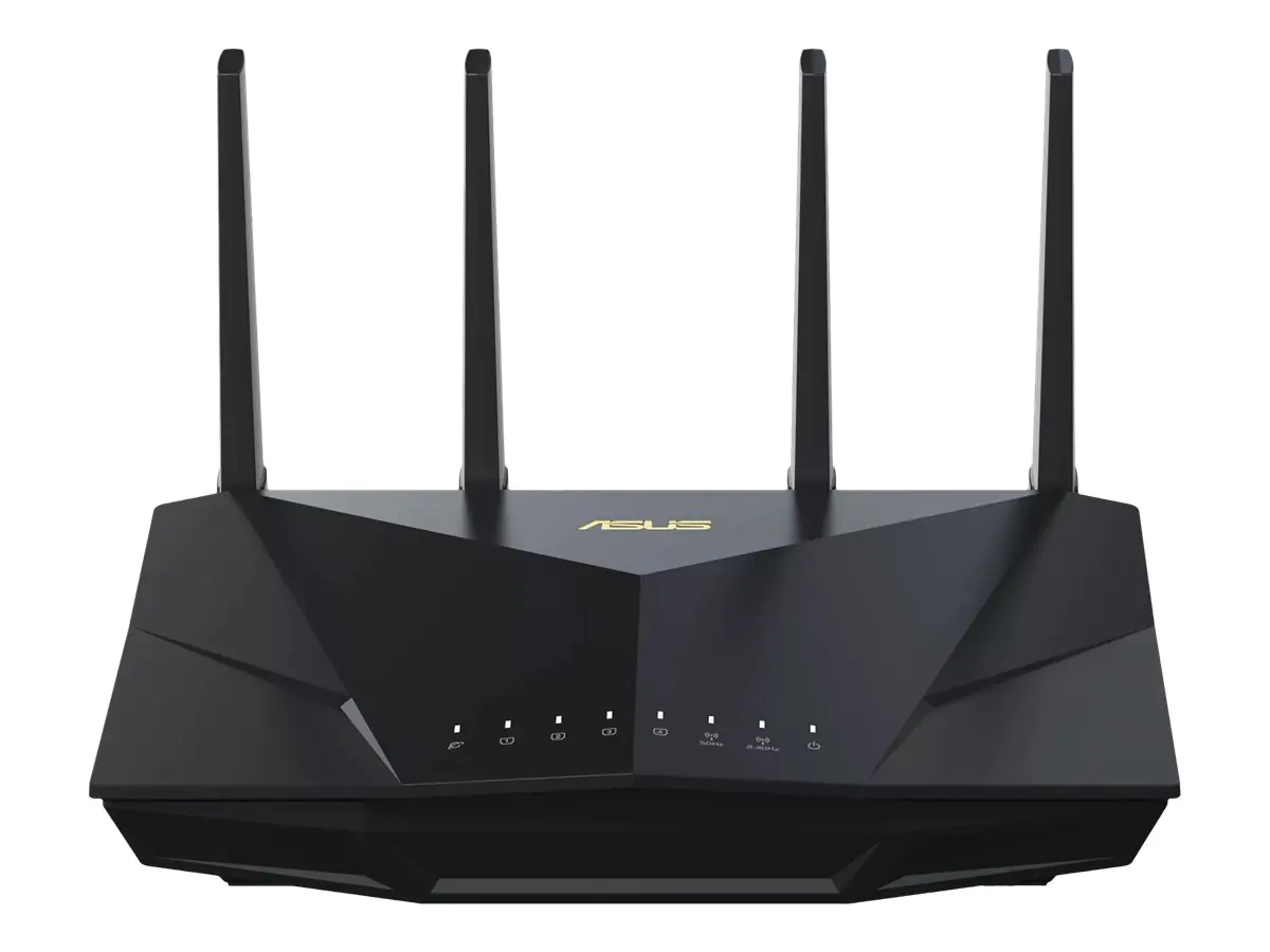 ASUS RT-AX5400 - Wireless Router 4-Port-Switch - 1GbE - Wi-Fi 6 - Dual-Band ASUS RT-AX5400 - Wireless Router 4-Port-Switch - 1GbE - Wi-Fi 6 - Dual-Band
