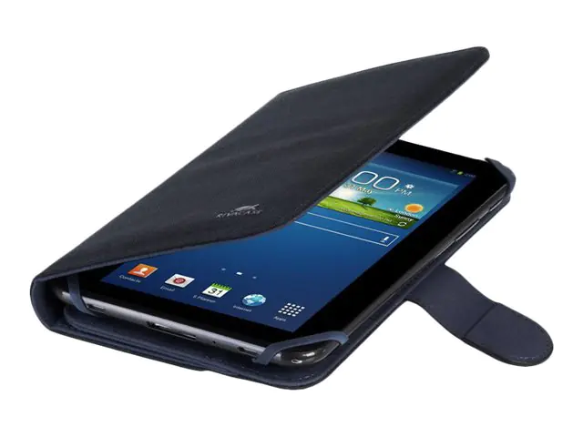 Riva Case Biscayne 3312 Universal - Flip-Hülle für Tablet - Polyester - Schwarz - 7"