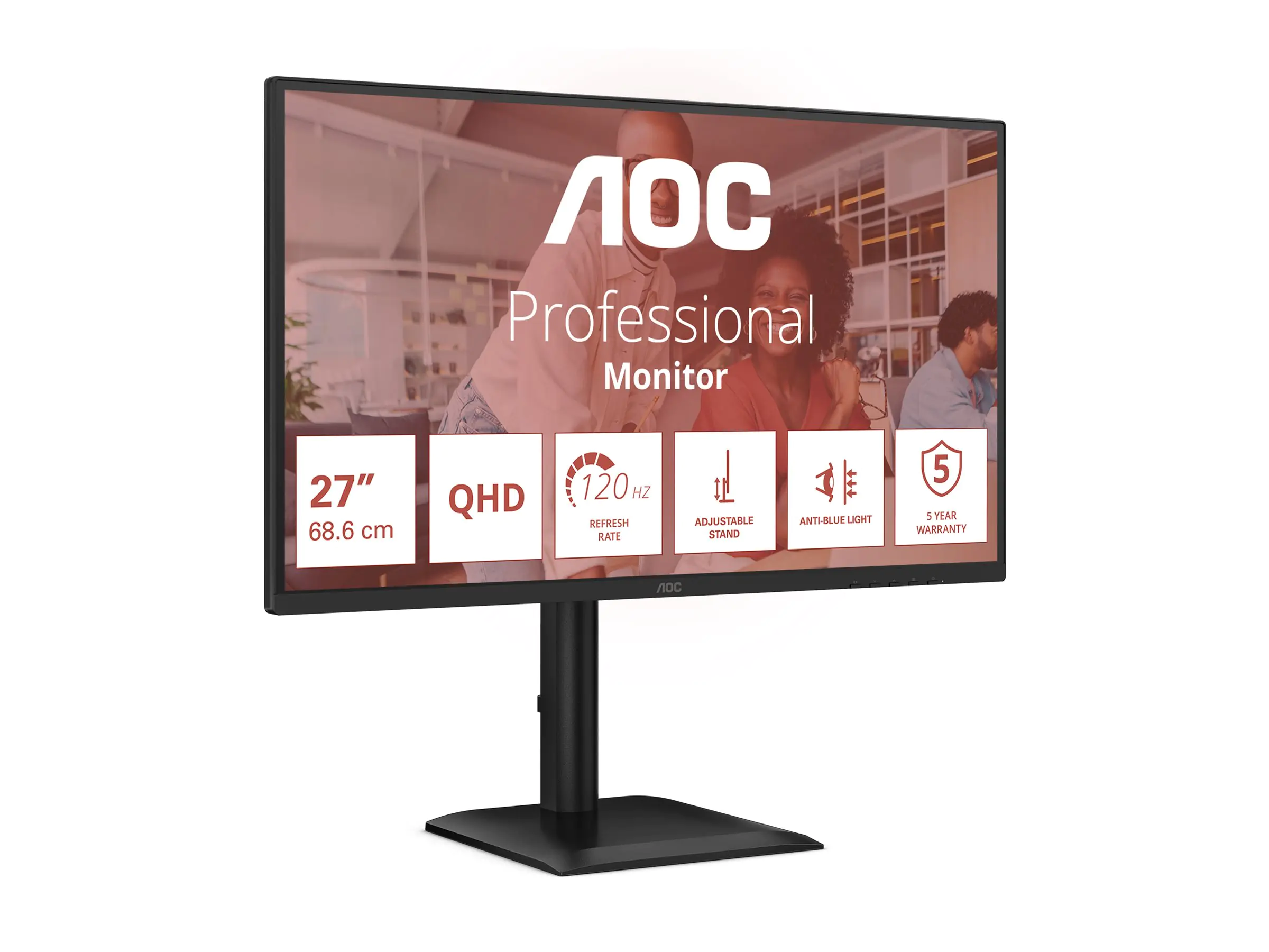AOC E4 Q27E4U 27" Quad HD LED - Flachbildschirm (TFT/LCD) - 68,6 cm
