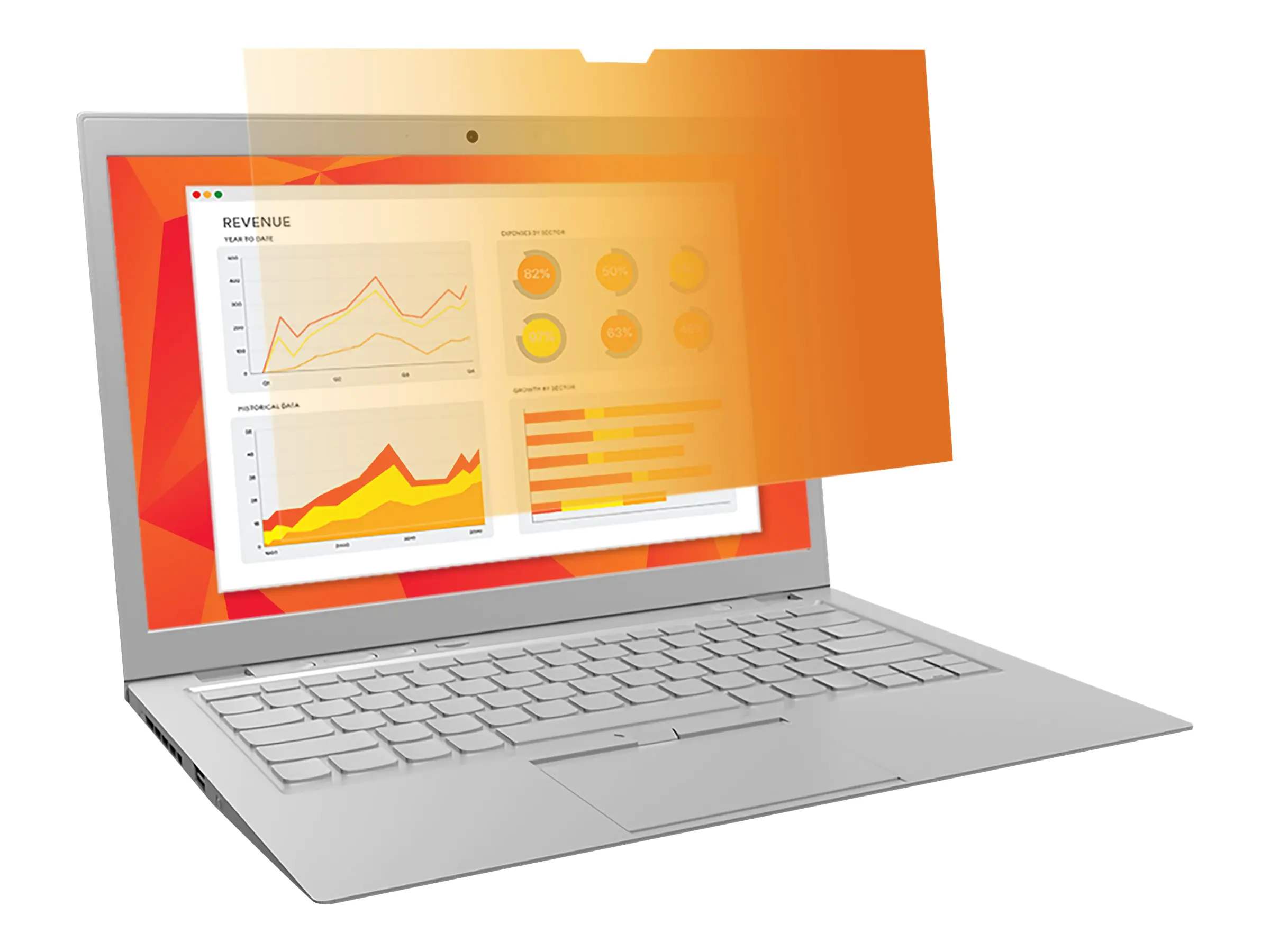 3M Blickschutzfilter Gold - Blickschutzfilter für Notebook - 39.6 cm (15.6") - Gold