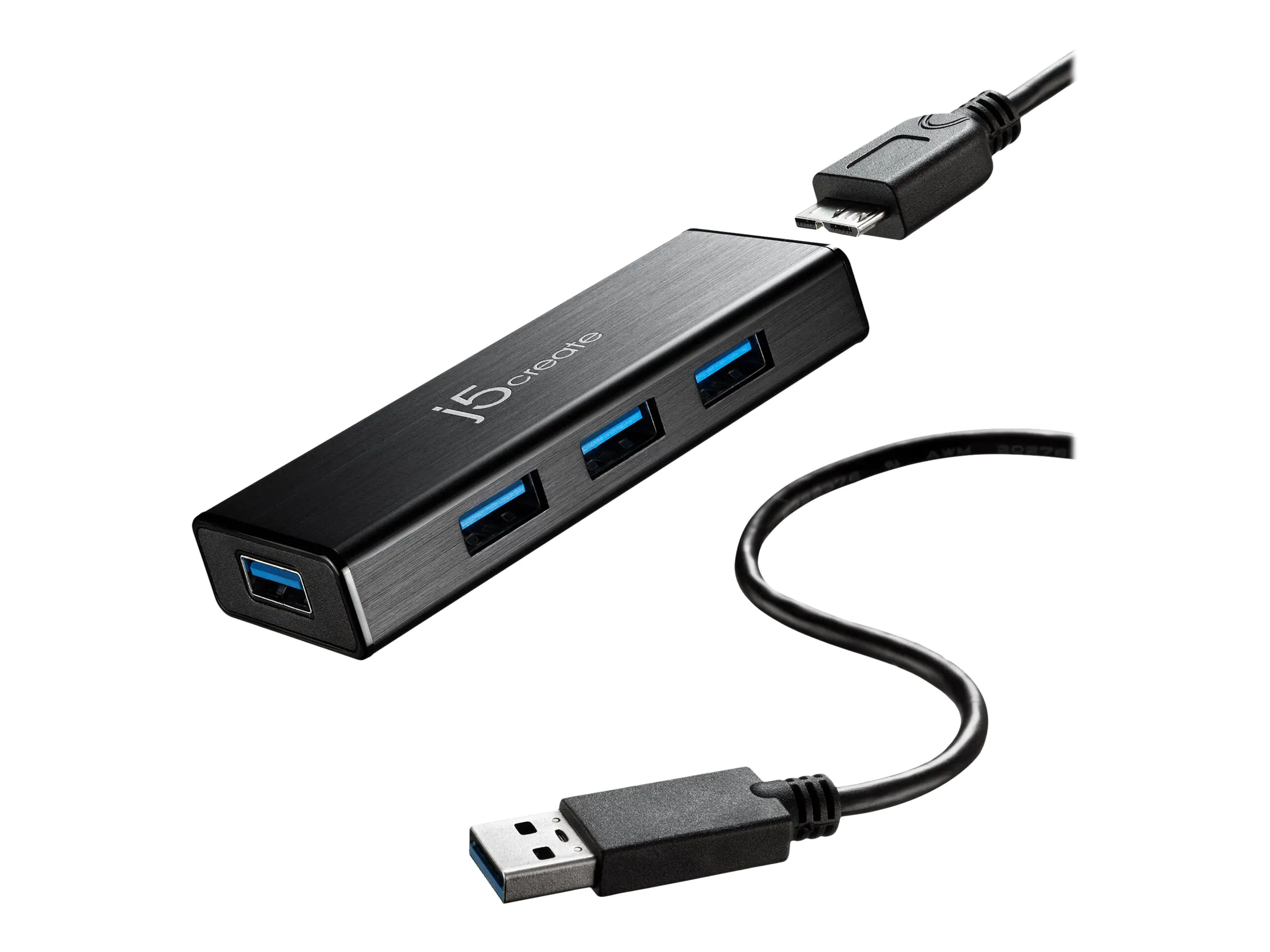 J5Create JUH340 - Hub - 4 x SuperSpeed USB 3.0 - Desktop