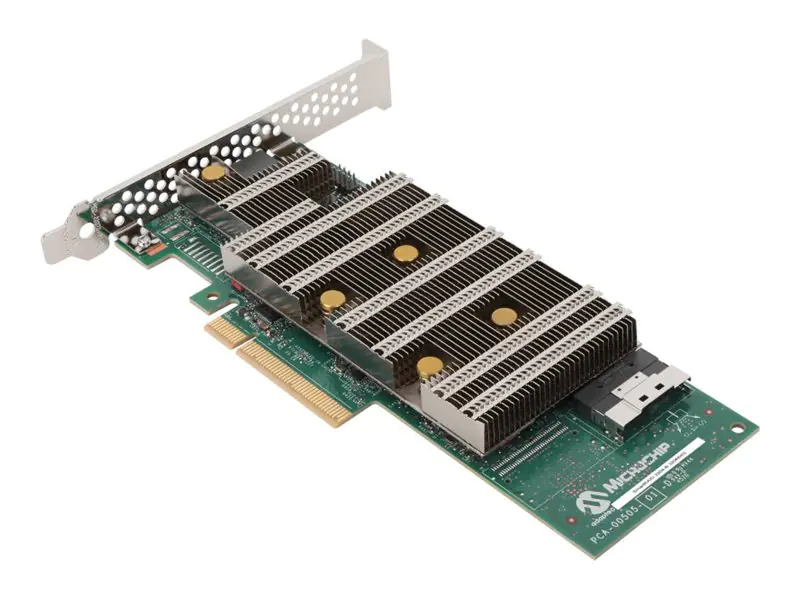 Microchip Adaptec SmartRAID 3154-16i - Speichercontroller (RAID) - 8 Sender/Kanal - SATA 6Gb/s / SAS 24Gb/s / PCIe 4.0 (NVMe) - RAID RAID 0, 1, 5, 6, 10, 50, 60, RAID 1T, RAID 10T - PCIe 4.0 x8 Microchip Adaptec SmartRAID 3154-16i - Speichercontroller (RAID) - 8 Sender/Kanal - SATA 6Gb/s / SAS 24Gb/s / PCIe 4.0 (NVMe) - RAID RAID 0, 1, 5, 6, 10, 50, 60, RAID 1T, RAID 10T - PCIe 4.0 x8