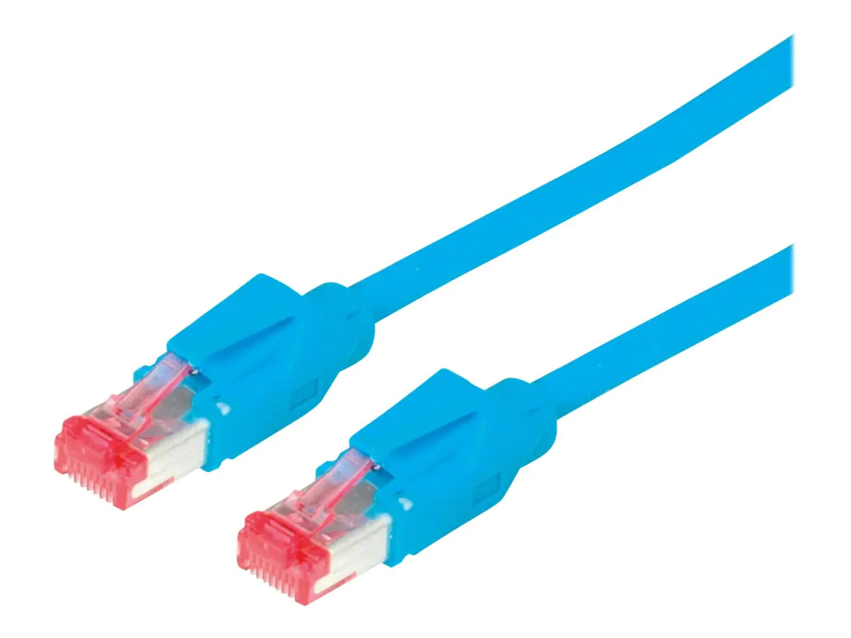 Secomp DRAKA UC600 SS27 - Patch-Kabel - RJ-45 (M) zu RJ-45 (M) - 20 m - SSTP-Kabel - CAT 6 - halogenfrei - Blau
