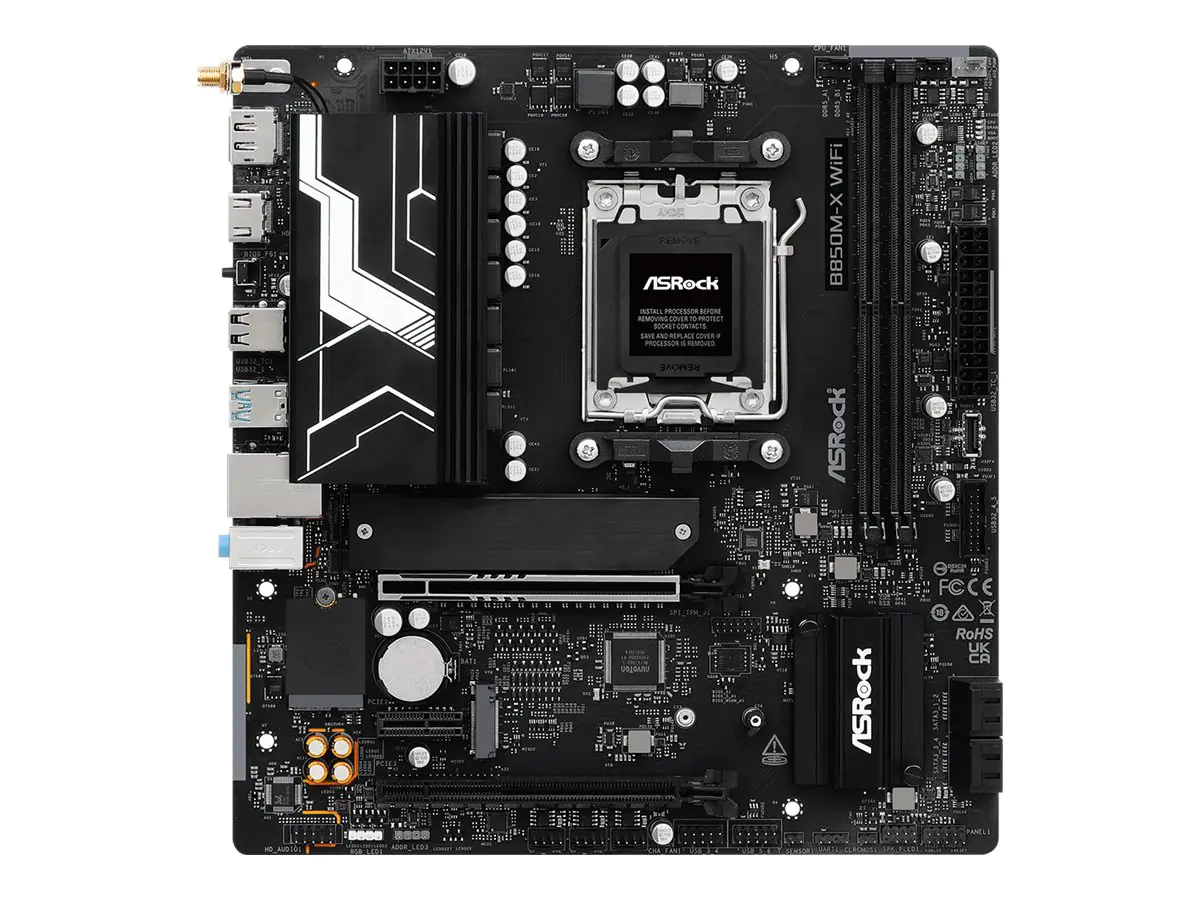 ASRock B850M-X WiFi R2.0 AM5 retail - AMD Sockel AM5 (Ryzen Zen4)