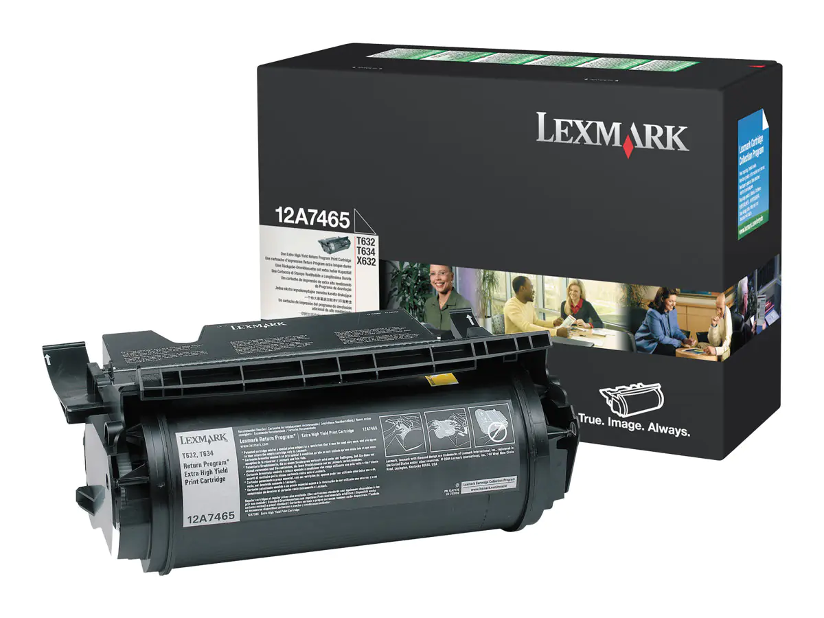 Lexmark Toner 12A7465 schwarz 32.000 Seiten 1 Stück