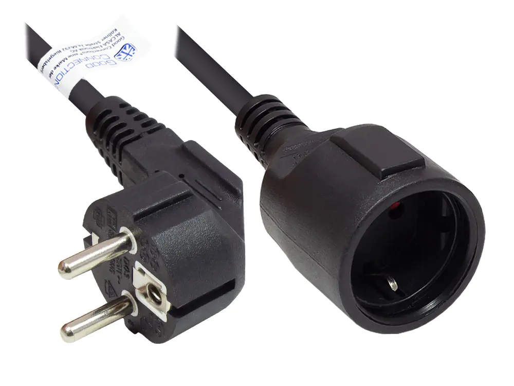 Good Connections P0102-S030, 3 m, Netzstecker Typ E+F, Netzstecker Typ F, H05VV-F, 250 V, 16 A