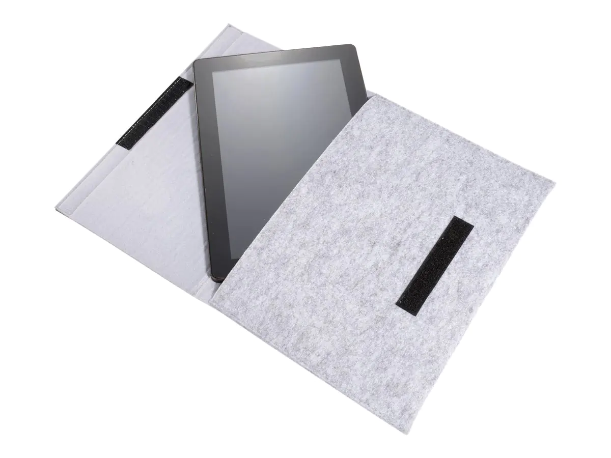 ultron RealLife keeper - Schutzhülle für Tablet - Filz, Microfiber - Grau - 10"