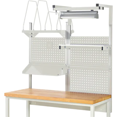 RAU Werkzeugwand Komplettset 06 1.500 x 1.130 x 350 mm (B x H x T) Stahl, pulverbeschichtet lichtgrau RAU Werkzeugwand Komplettset 06 1.500 x 1.130 x 350 mm (B x H x T) Stahl, pulverbeschichtet lichtgrau