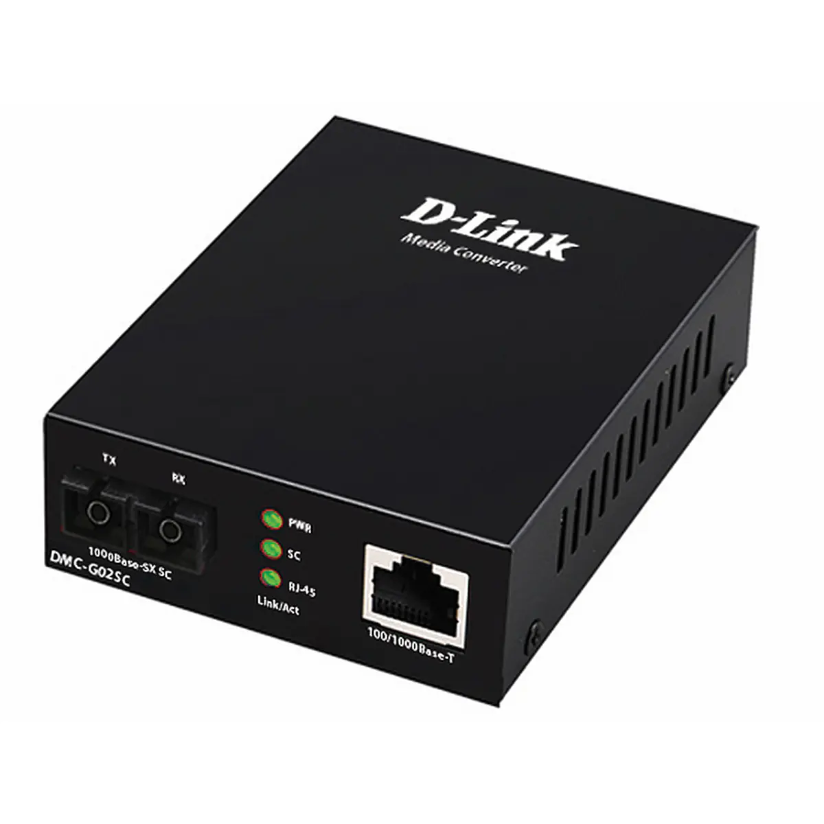 D-Link DMC G02SC - Medienkonverter - 1GbE - 10Base-T, 100Base-TX, 1000Base-T, 1000Base-SX DMC-G02SC/E