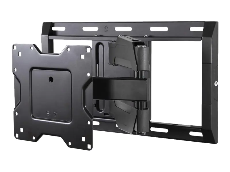 Ergotron Neo-Flex UHD - Befestigungskit (Wandmontage) - schmal - für Flachbildschirm - Tragarm - Schwarz - Bildschirmgröße: von 94 cm (ab 37")
