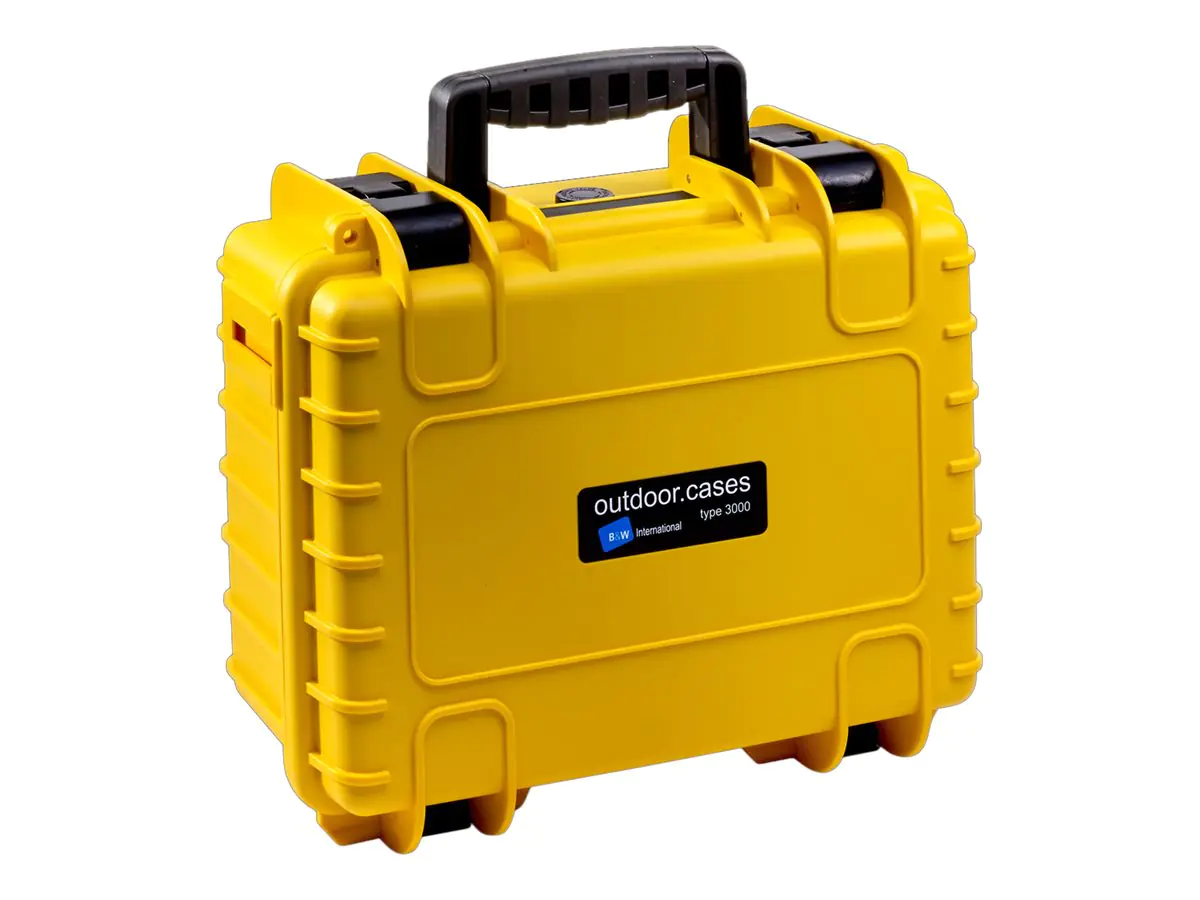 B&W outdoor.case Type 3000 - Hartschalentasche - Polypropylen - Gelb