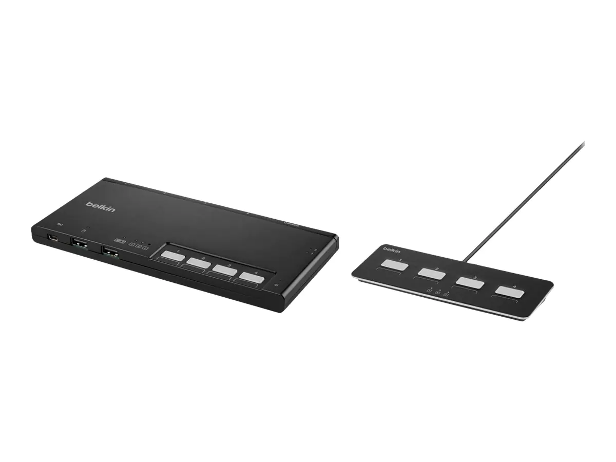 Belkin Modular Secure Single Head - KVM-Switch F1DN104MOD-HH-4