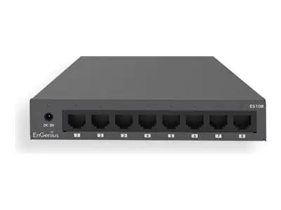 EnGenius ES108 - Switch - unmanaged - 8 x 10/100/1000Base-T