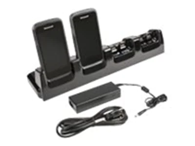 Honeywell Dolphin ChargeBase - Handgerät-Ladeständer und Netzteil - Ausgangsanschlüsse: 4 - Europa - für Dolphin CT50, CT50h
