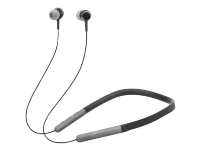 Manhattan Sound Science Bluetooth In-Ear Headset with Neckband (Clearance Pricing), Microphone, Integrated Controls, Sweatproof, Noise Isolating, 5 hour usage time, Max Range 10m, MicroSD Card slot, Bluetooth v5.0, USB-A charging cable included, Thre