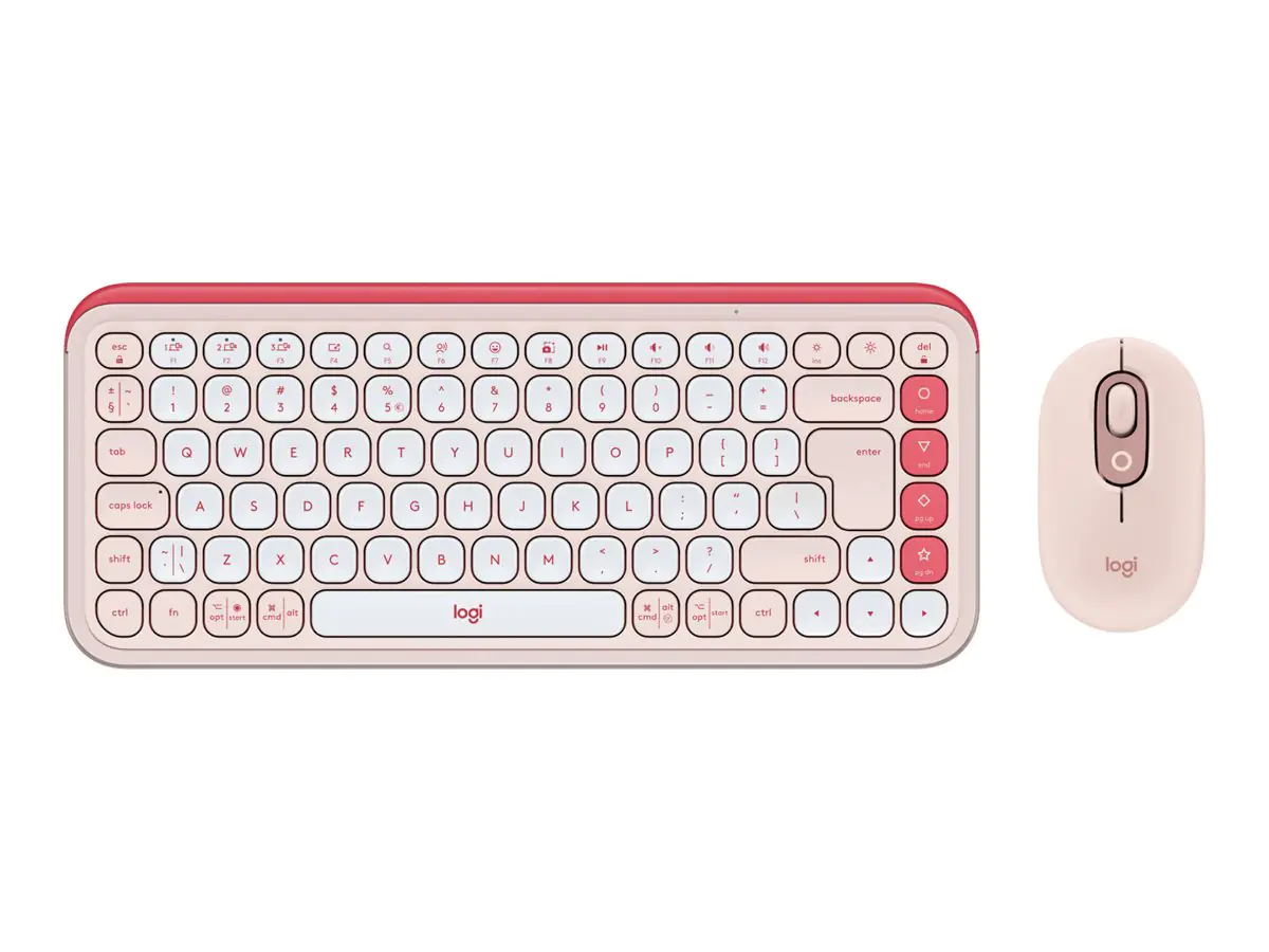Logitech POP ICON COMBO - ROSE - US INT'L - INTNL-973